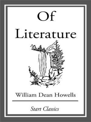 cover image of Of Literature